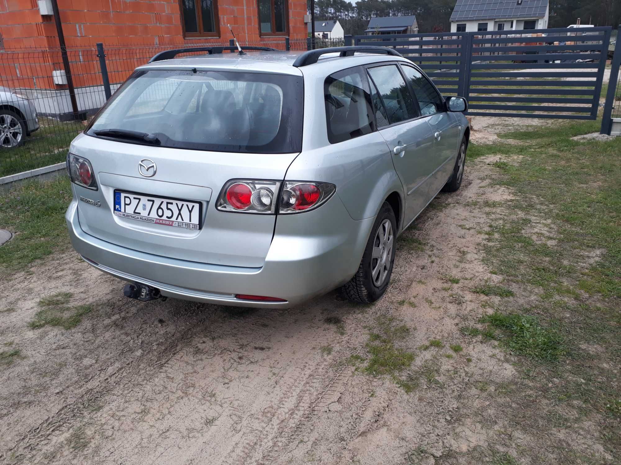 Mazda 6 kombi rocznik 2007 benzyna srebrny