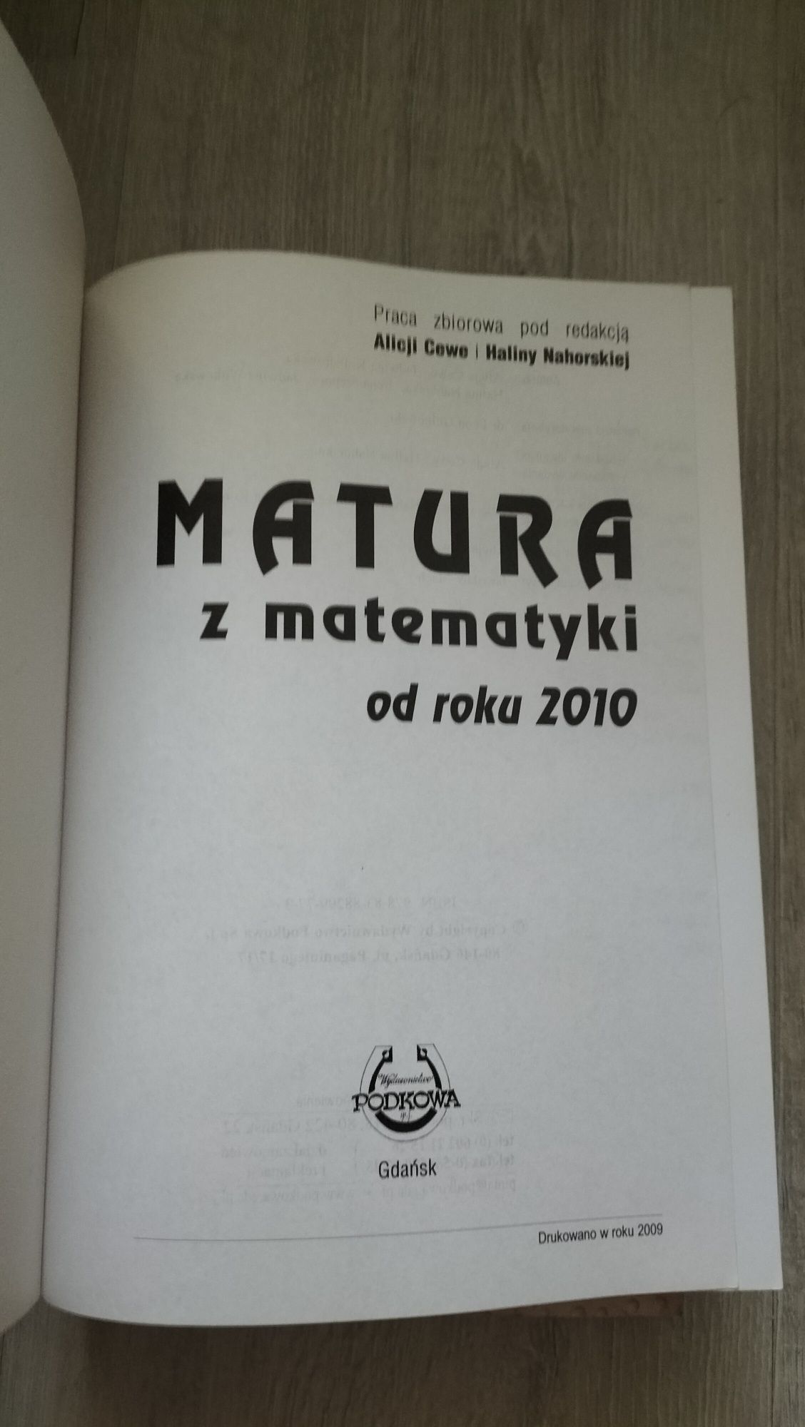 Matematyka zbiór zadań maturalnych