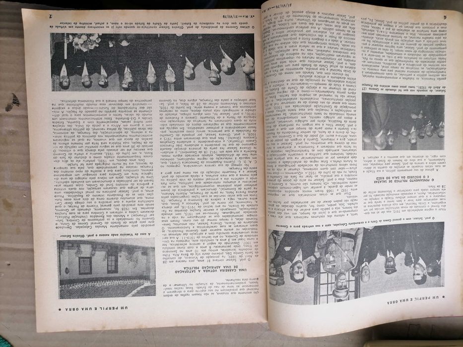 SALAZAR Edição ESPECIAL 1970 Um Homem e Uma Época 66 Páginas