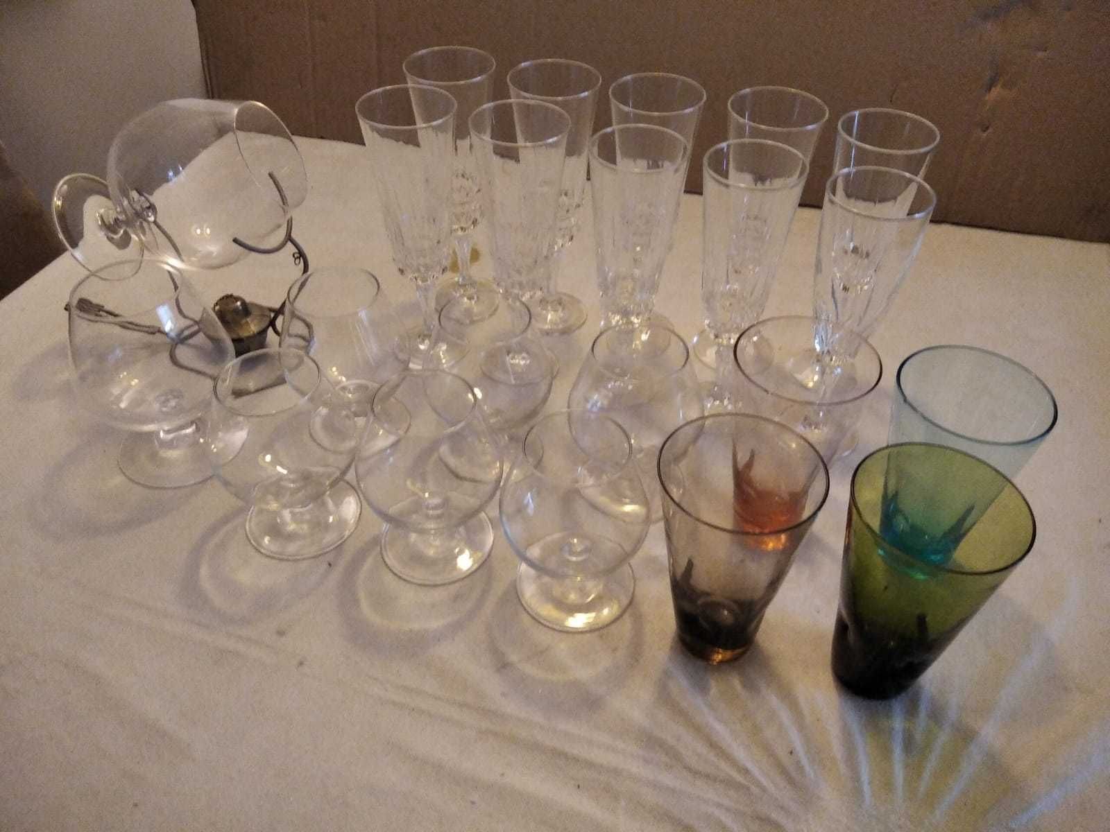 Flutes e balões para bebidas