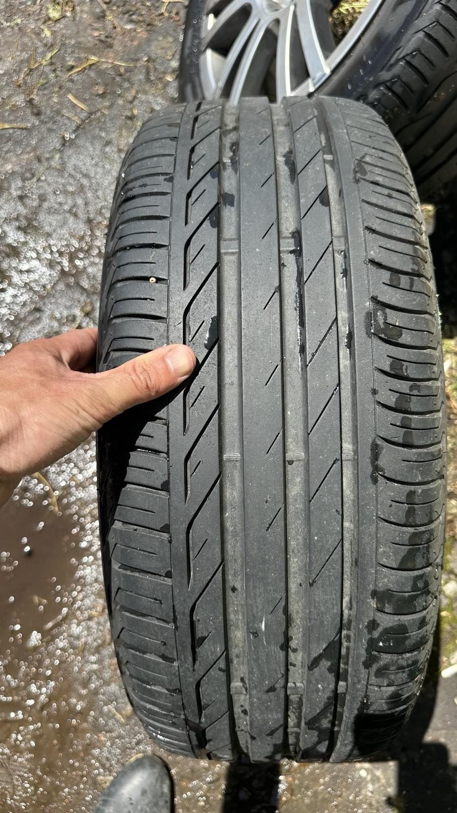 диски з ризиной r16 5x112 б/у Bridgestone