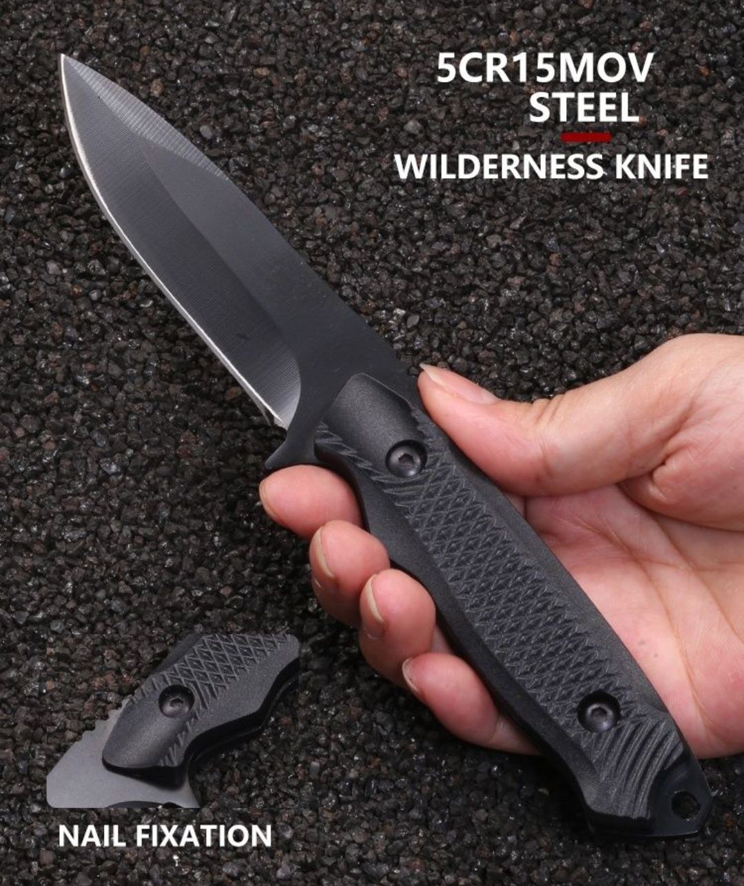 Якісний тактичний ніж BUSHCRAFT Line, Full Tang, EDC, новий
