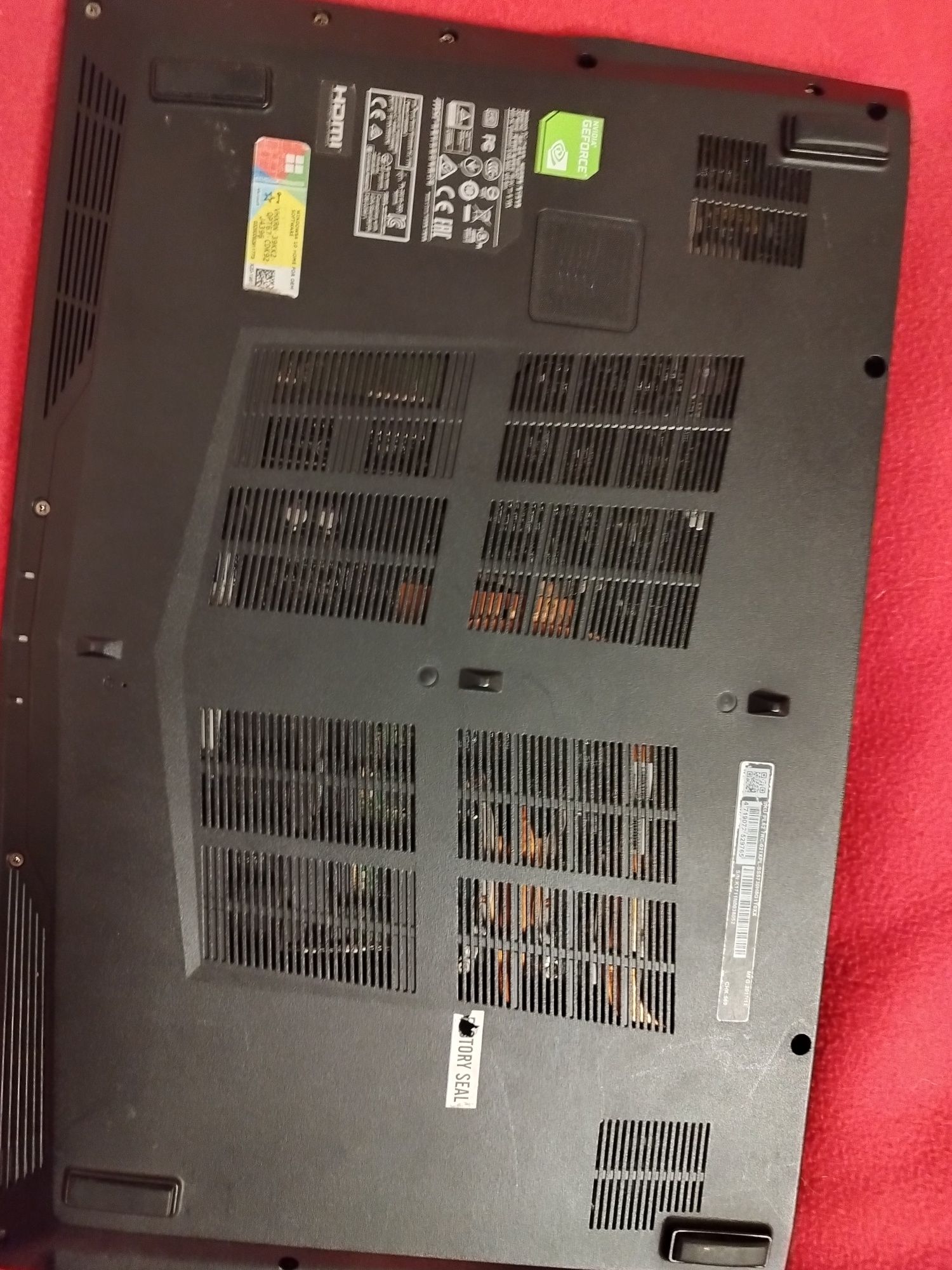 MSI PL62  procesor intel core i5