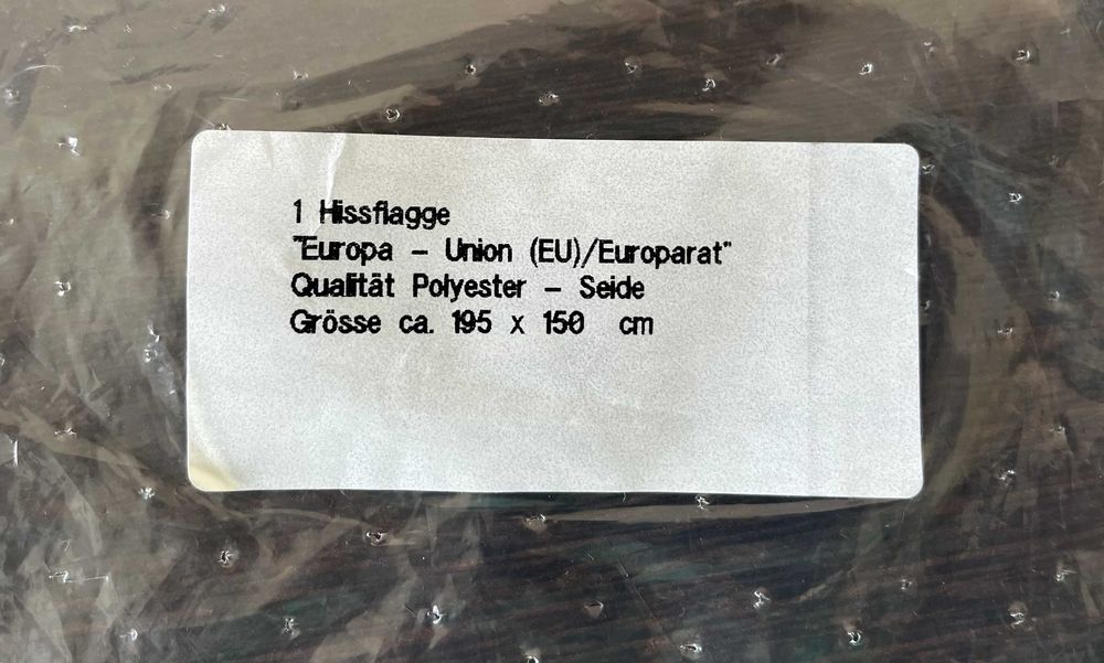 Bandeira União Europeia 195x150 oficial - nova