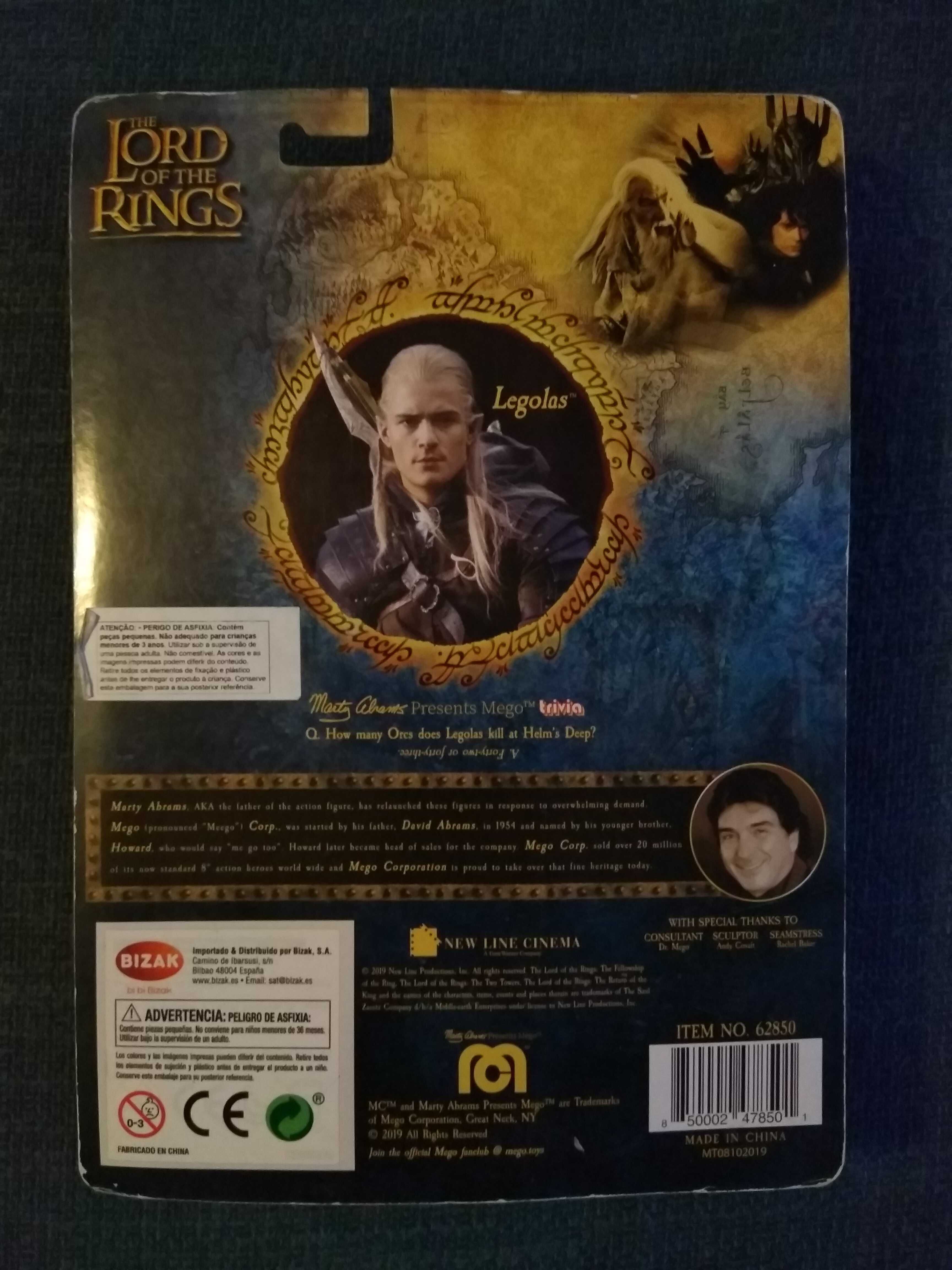 Figura Legola The Lord of The Rings articulado Novo e Selado