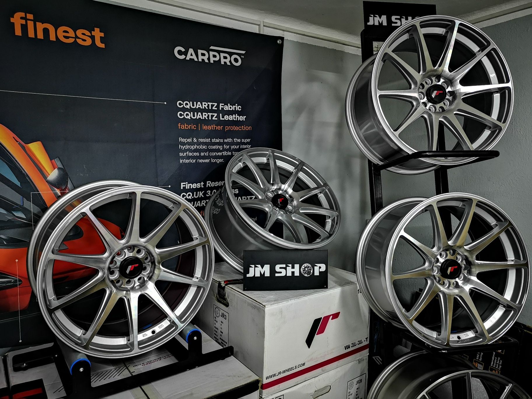 Felgi JR11 18" 8,5J ET35 5x100 A3 8L Leon 1M Golf MK4