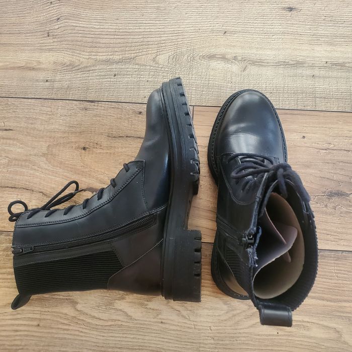 Geox шкіряні жіночи черевики берці ботинки 37р