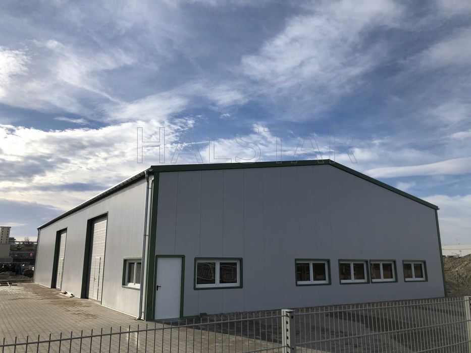 10x15x4m Nowa Izolowana Hala Magazynowa Produkcyjna +Dostawa HALSTAR