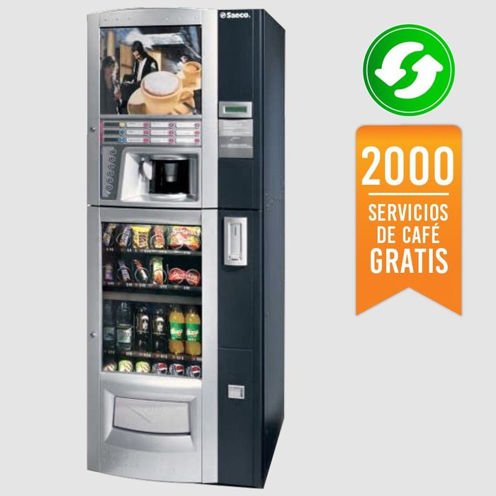 Кофейный вендинговый автомат с выдачей снеков Saeco Diamante
