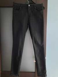 Czarne spodnie skinny fit Massimo Dutti