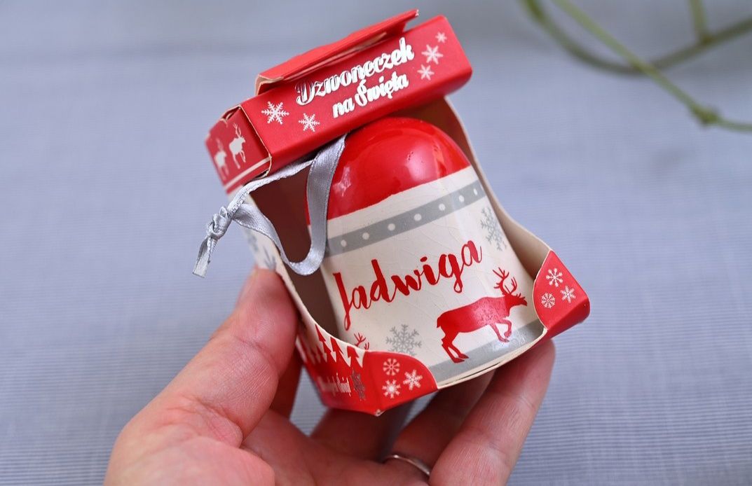 Dzwonek imienny z imieniem Jadwiga