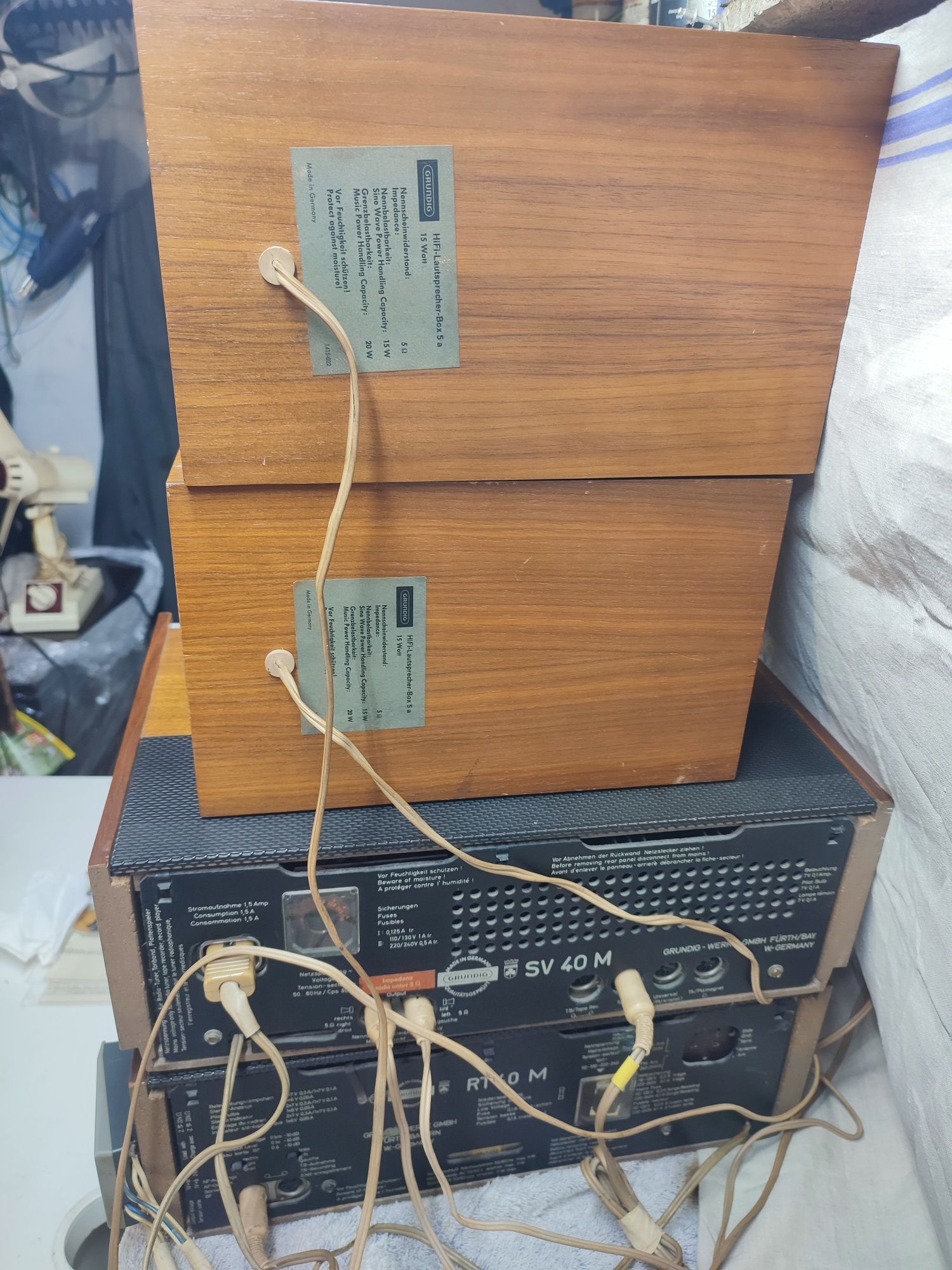 Grundig SV 40 M RT 40 M Box 5 a tuner wzmacniacz