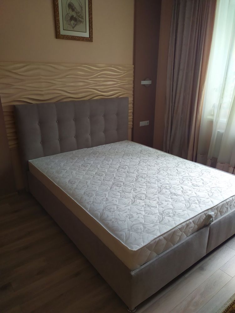 Ліжко+матрац 200х140 / Ліжко Лугано з матрацом