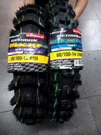 Pneus Dunlop MX14 80/100-12 e MX34 60/100-12