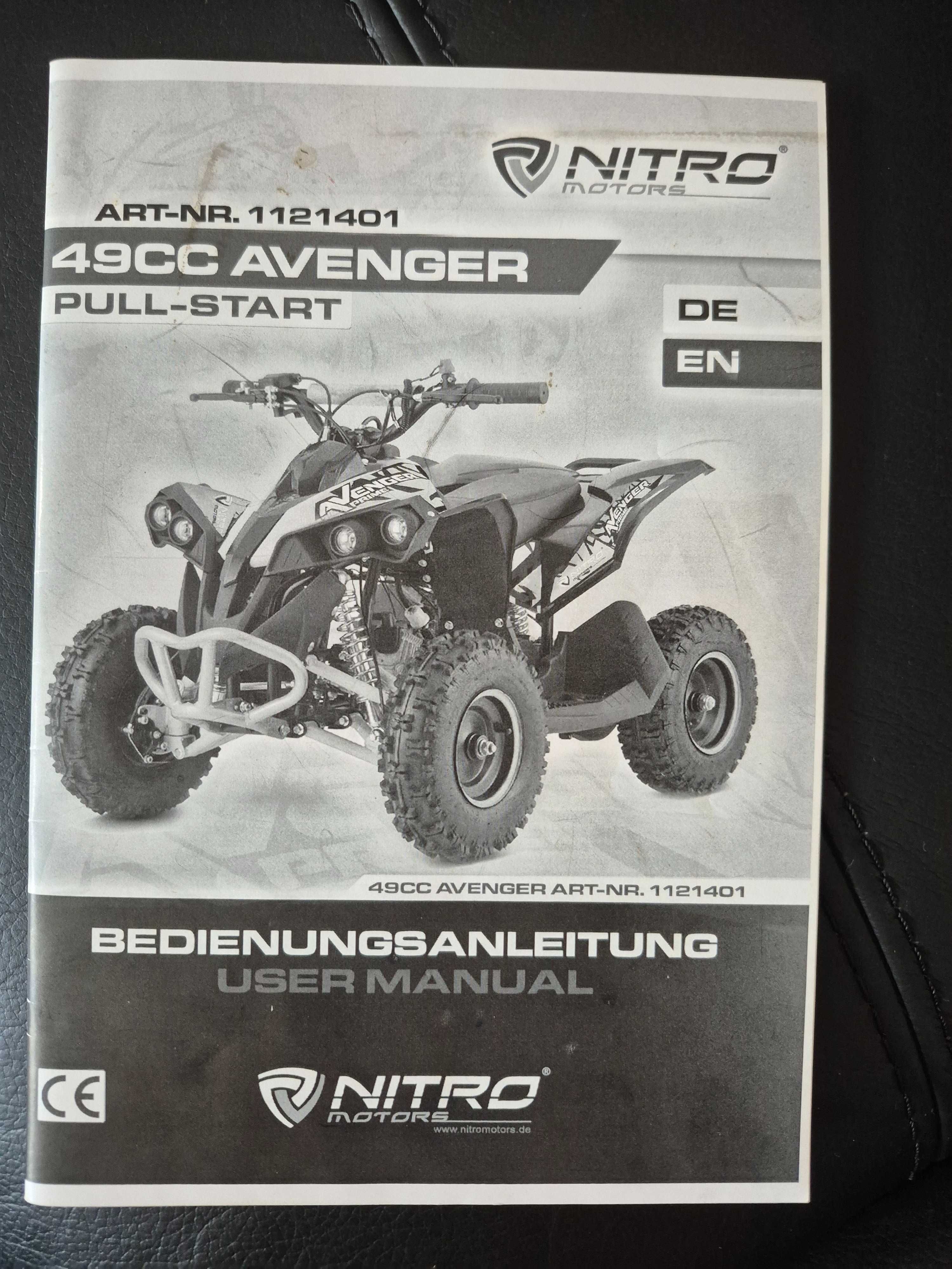 Quad spalinowy dla dziecka