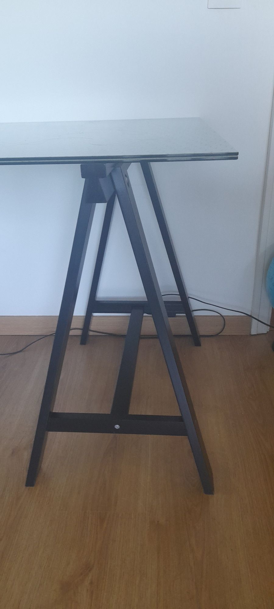 Mesa de vidro duplo