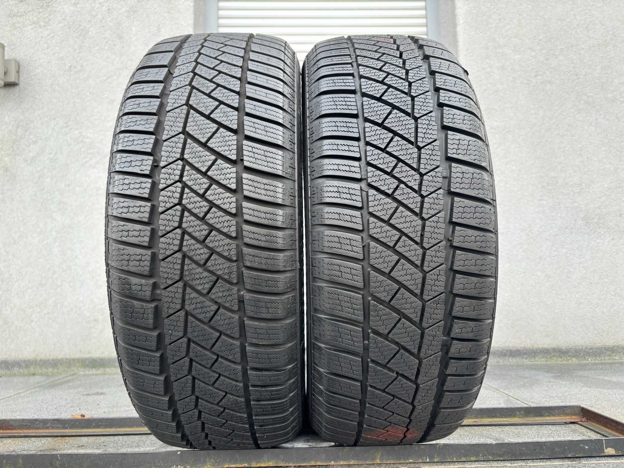 2szt zimowe 205/55R17 Continental 8,3mm 2022r świetny stan! Z4016 gwar