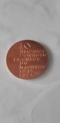 medal 40 rocznica powrotu Legnicy do macierzy 1945 - 1985