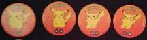 Tazos Pokémon Pikachu Tomy