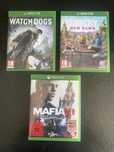 Диск ігри Xbox One: Mafia 3, Farcry new dawn, watch gogs