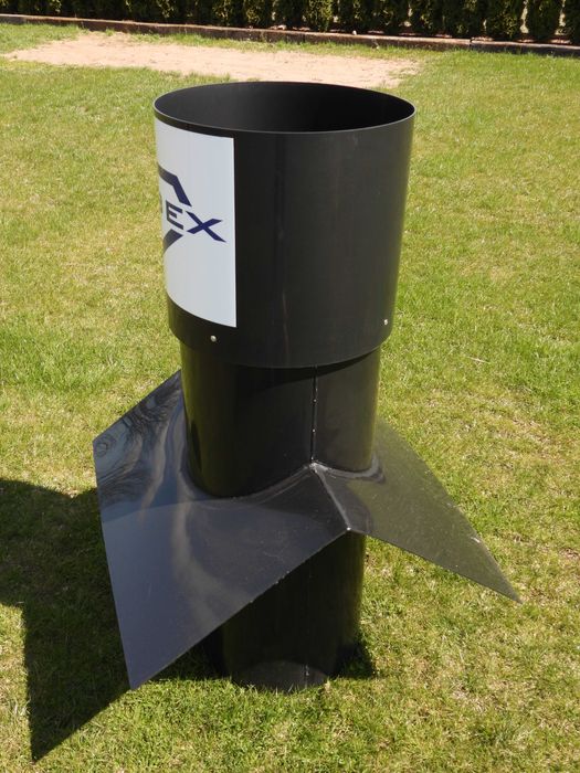 komin kalenicowy wentylacyjny fi50 do chlewni, obory PRODUCENT