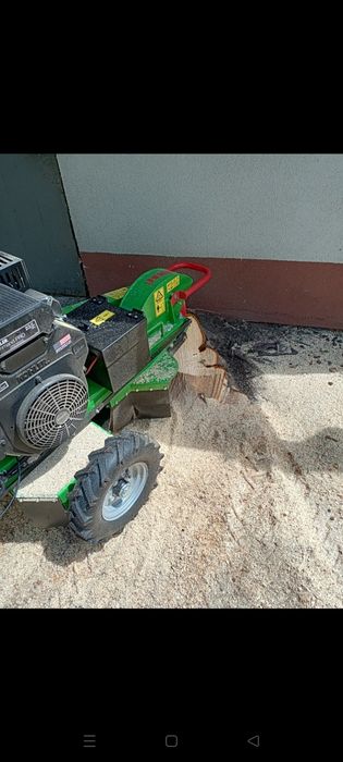 Frezowanie pni, karczowanie, usuwanie, frezarka do pni