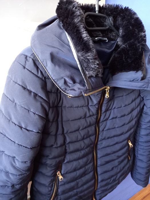 Kurtka zimowa Diverse granatowa pikowana zimowa