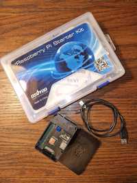 Raspberry pi 3 model B com starter kit, caixa e microSD