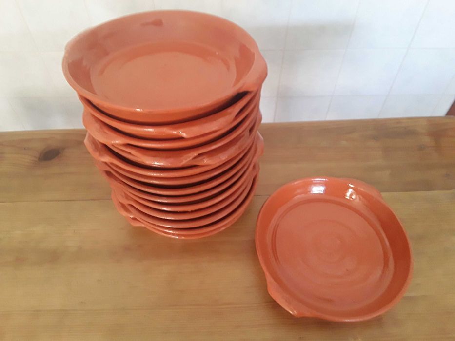 Frigideiras (pratos)de barro para bifes, francesinhas