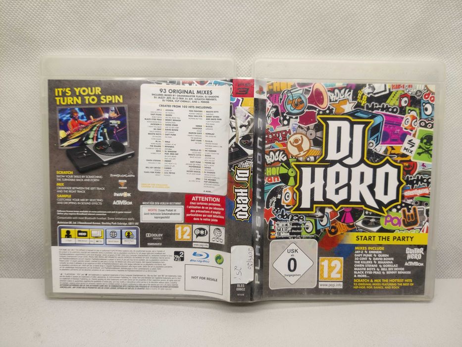 Dj Hero PS3 (tylko płyta); Madej S.C Igielna Jasło