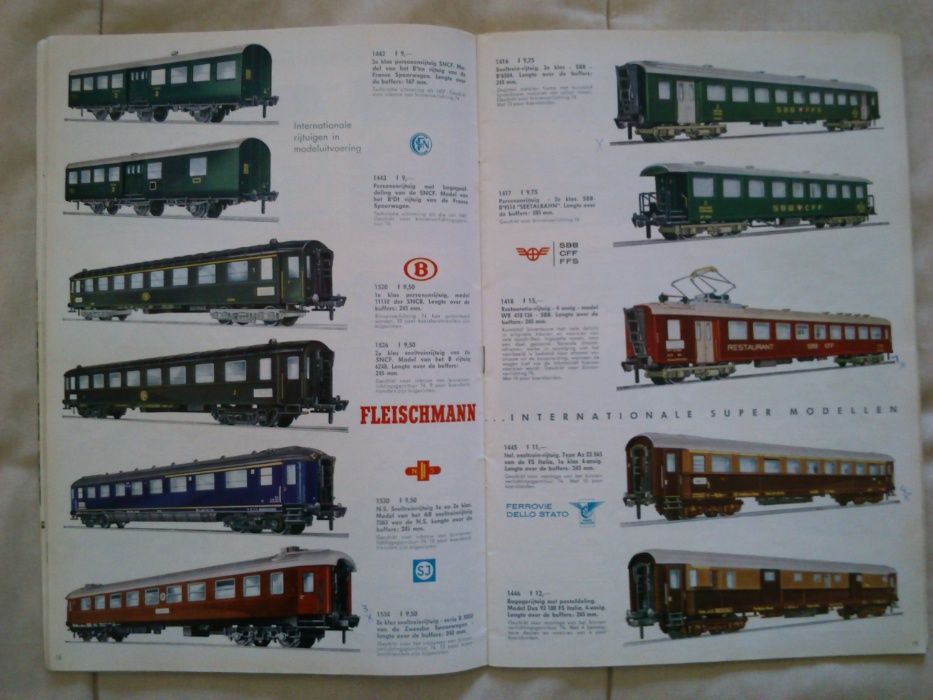 Catalogo Fleischmann comboios / brinquedos HO 1968/1969, em Alemão