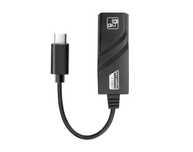 Провідний адаптер / перехідник USB Type C до Ethernet RJ45 LАN 10/100/