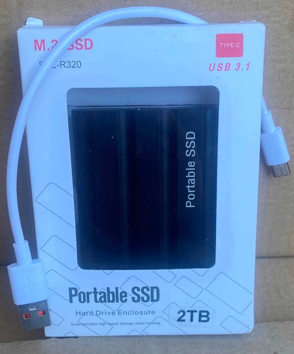 Зовнішній жорсткий диск Міні накопичувач Portable 2 Tb (2000 Gb)