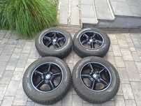 Koła felgi aluminiowe 17 cali 5x120 BMW x5 e53 x3 opony A/T zimowe M+S