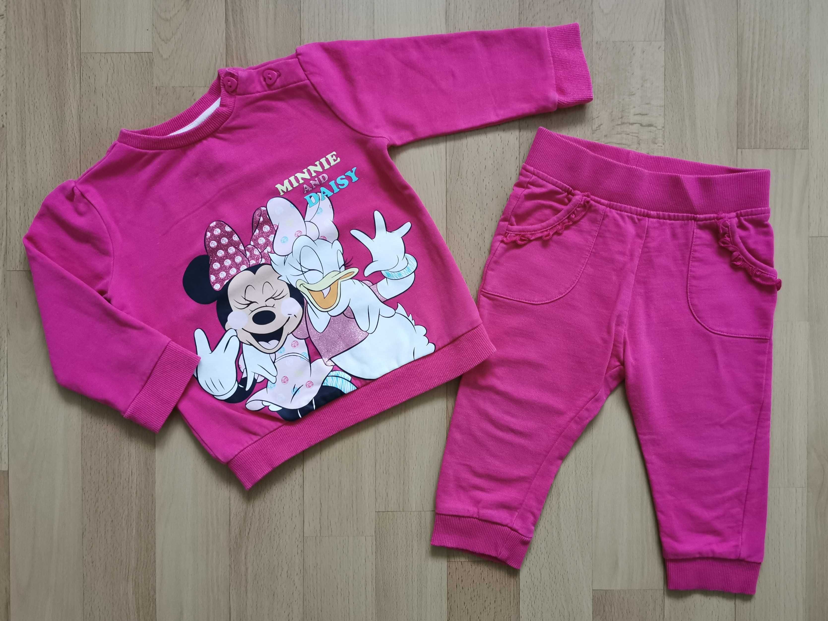 Komplet: bluza + spodnie dresowe, Disney, r. 74/80