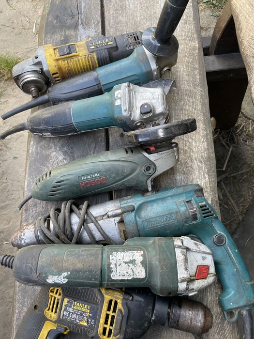 Wiertarka udarowa makita hp2070 hp1630 szlifierka stanley bosch