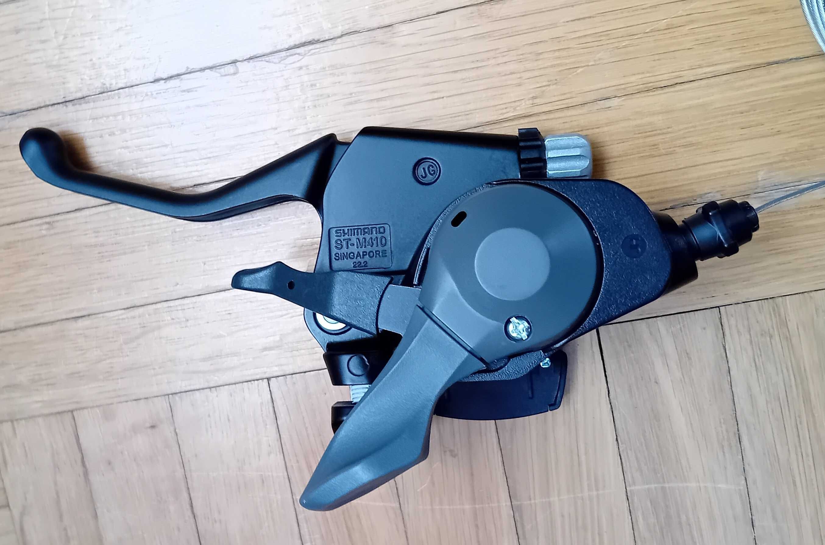 Klamkomanetka Shimano Alivio ST-M410, prawa, 8-biegowa + linka /NOWA/.