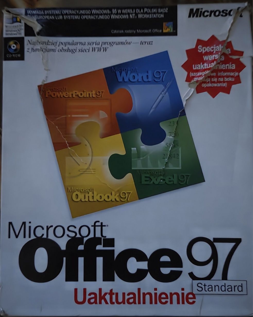 Office 97 standard wersja Box