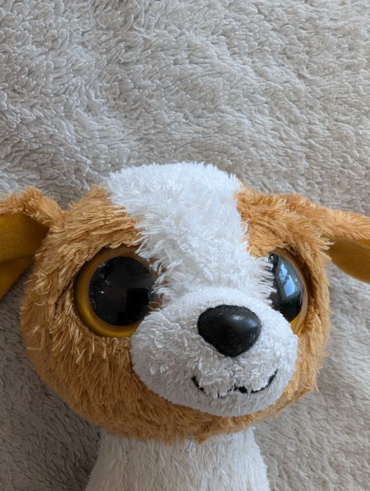 Pluszowa maskotka łaciaty pies piesek