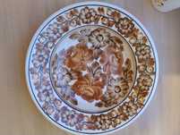 Fajans Koło talerz ceramiczny