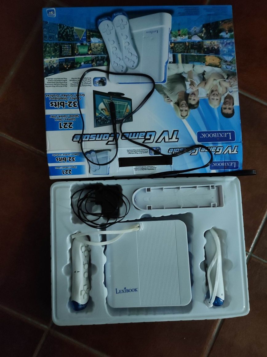Consola com jogos