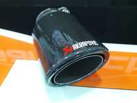 Ponteira Akrapovic em carbono 90mm