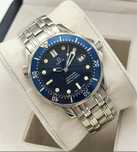 Relogio Seamaster James Bond Blue Wave Dial
