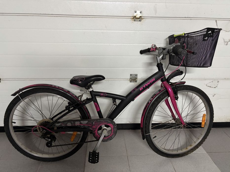 Bicicleta menina BTWIN 24 polegadas