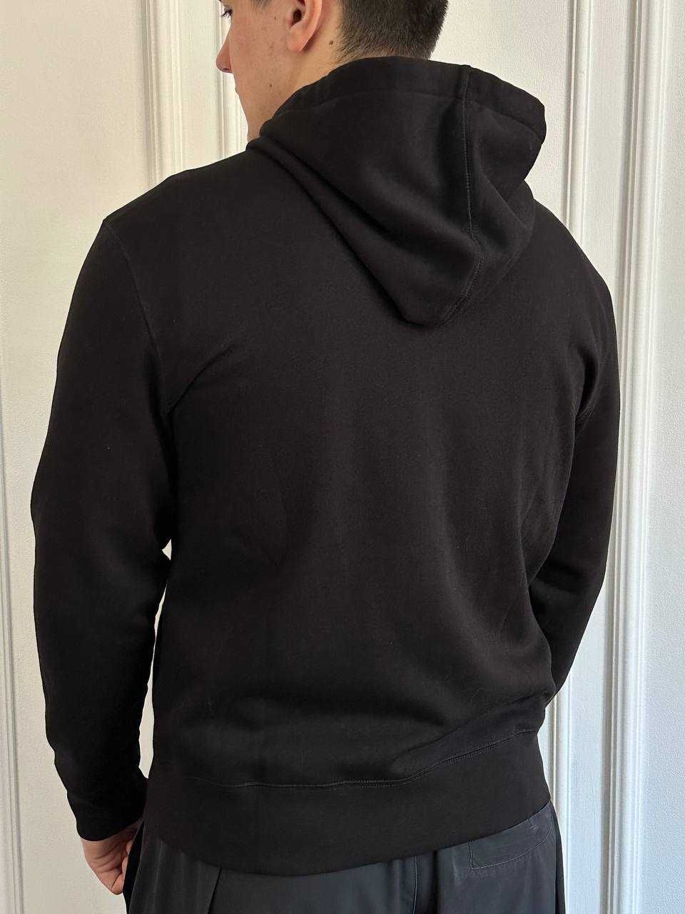 Зіп-Кофта GaP True Black з чорним логотипом, нова колекція