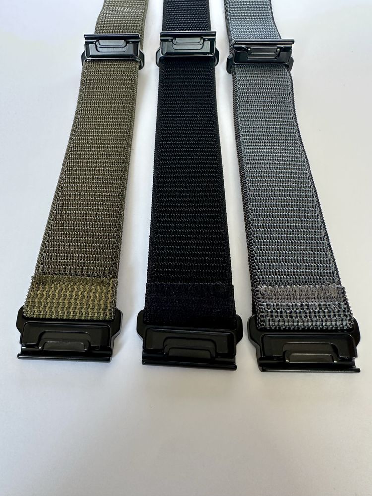 Нейлоновий ремінець на липучці QuikFit для Garmin  22, 26 mm