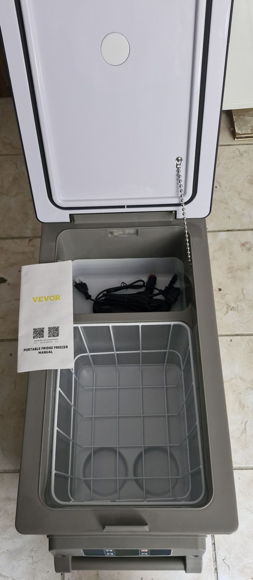 Lodówka turystyczna z zamrażarką Vevor 45l - nowa! z bluetooth