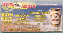 Bilhete sudoeste - Edição ano 2000
