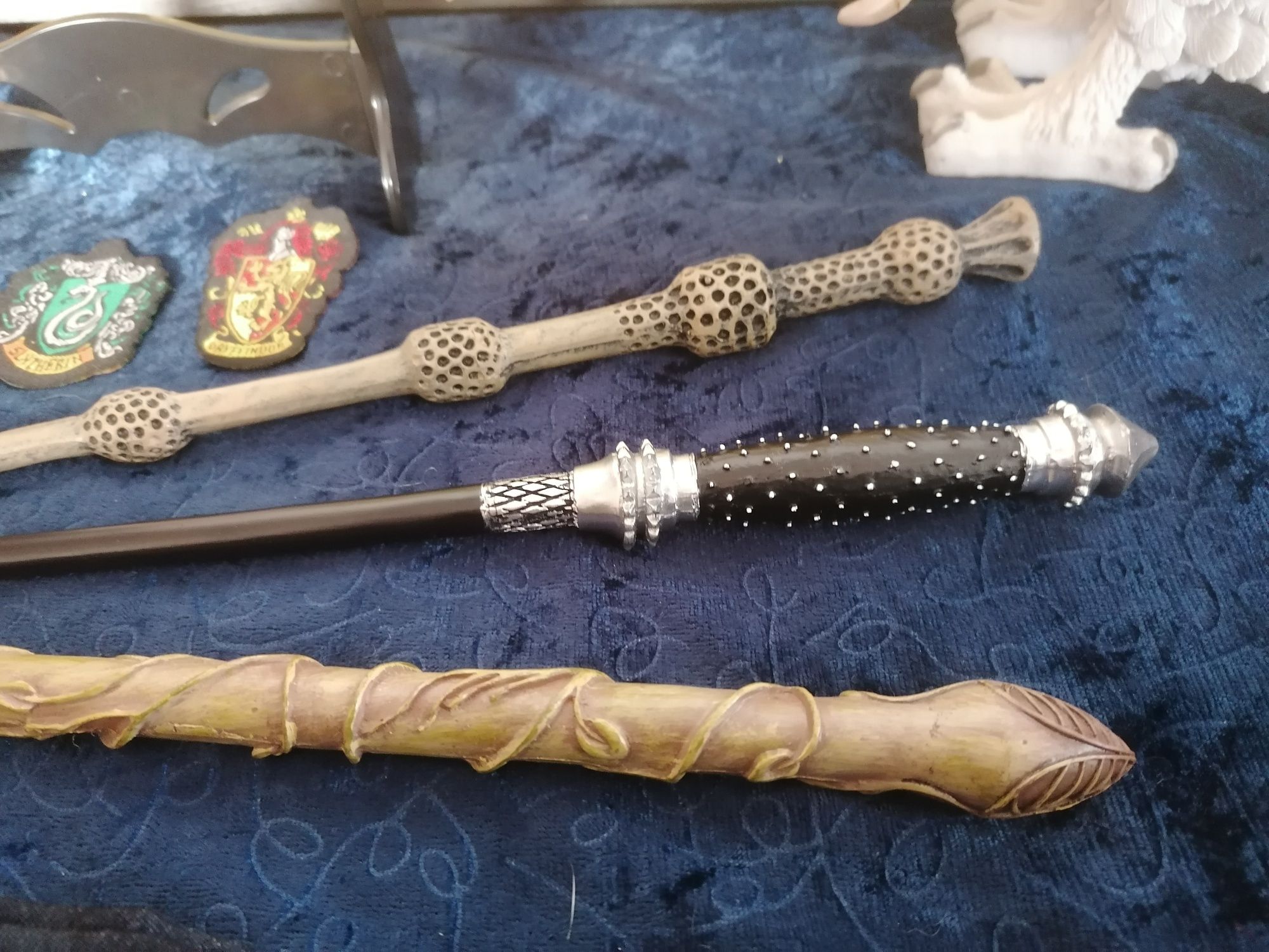 Harry Potter conjunto de varinhas Harry Potter e Voldemort com suporte