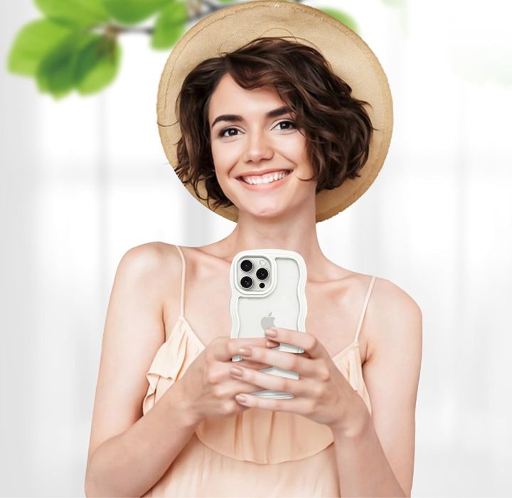 Etui ALYMIYA białe do iPhone 15 Pro Max – dopasowanie i ochrona